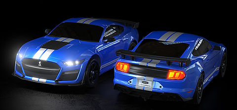 MJX RC Hyper Go 10306 Ford Mustang Shelby GT500 2.4G 4WD Sport Rally Drift RC Car Brushless High Speed Vehicle Models Imported 1:10 Scale speeds up to 47 km/h Remote Control Car
