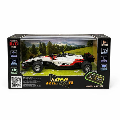 Trasped Mini Ric Car Speed Regulating Alloy Model Car RC Lightning, Battery Imported 1:64 Scale Remote Control Car
