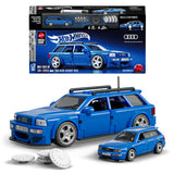 HotWheels 94 Audi Avant RS2 Building Set 10+253 Pcs Exclusive Metal Car 1:32 Scale (box damaged)