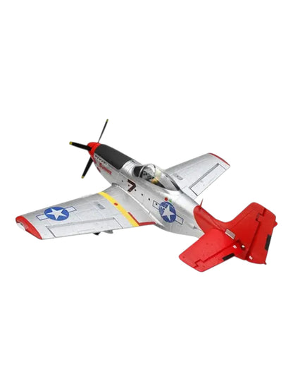 Remote Control Airplane XK A280 P-51 3D/6G 2.4G 4CH Brushless 560mm Wingspan EPP Fixed Wing RC Aircraft Model with 6-Axis Gyro and LED Searchlight (RTF)
