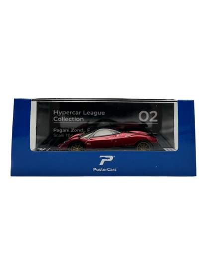 Postercars Pagani Zonda F Hypercar 1:64 Scale-Premium Diecast Collector Model