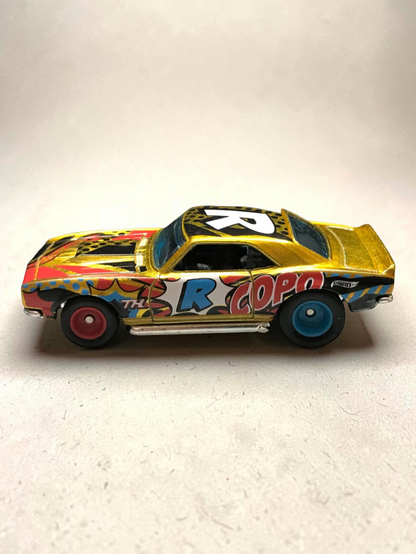 HotWheels '68 COPO CAMARO' Imported Mainline 1:64 Scale Super Treasure Hunt (With protector)