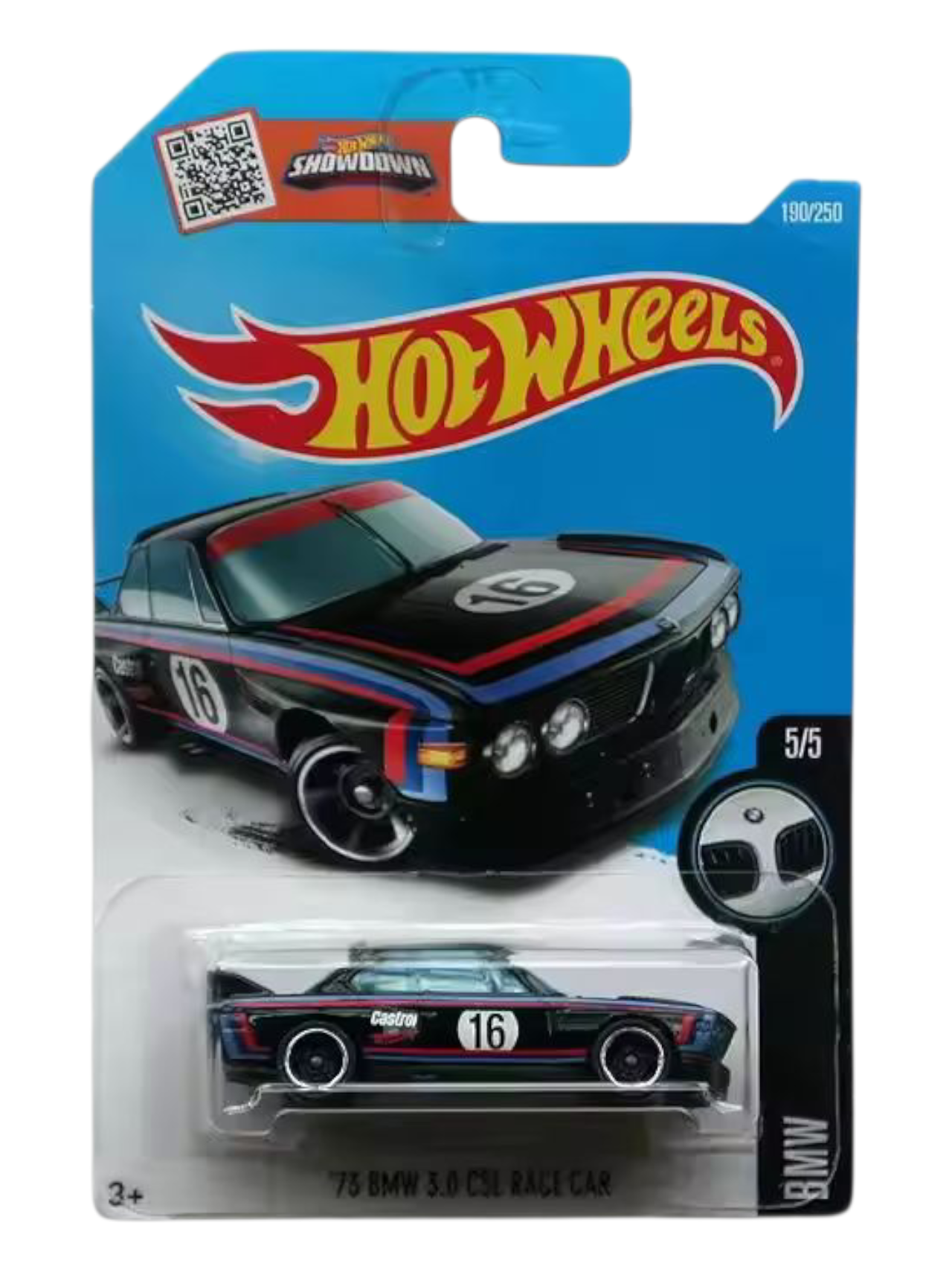 HotWheels 73 BMW 3.0 CSL Race Car Imported Mainline 1:64 Scale