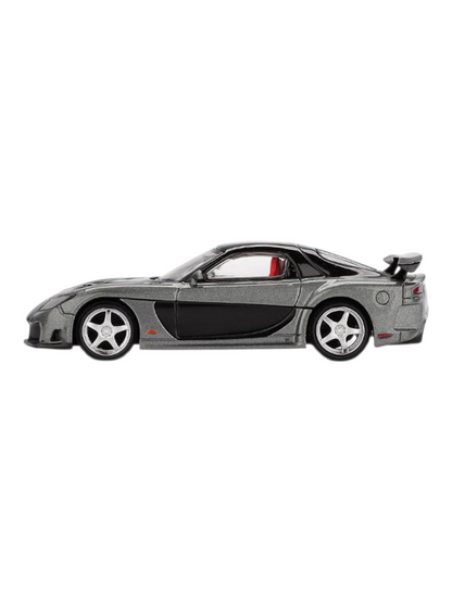Mini GT Mazda RX-7 Veilside Fortune7 (Grey) Code-1057 1:65 Scale