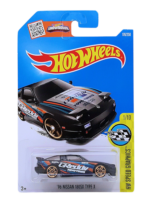 HotWheels 96 Nissan 180SX Type X Imported Mainline 1:64 Scale