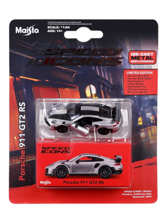 Maisto Speed Icons Porsche 911 GT2 RS 1:64 Scale