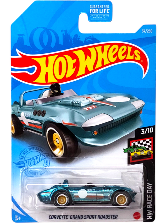 Hotwheels Corvette Grand Sport Roadster Imported Mainline 1:64 Scale (Super Treasure Hunt) rlc premium with Protector