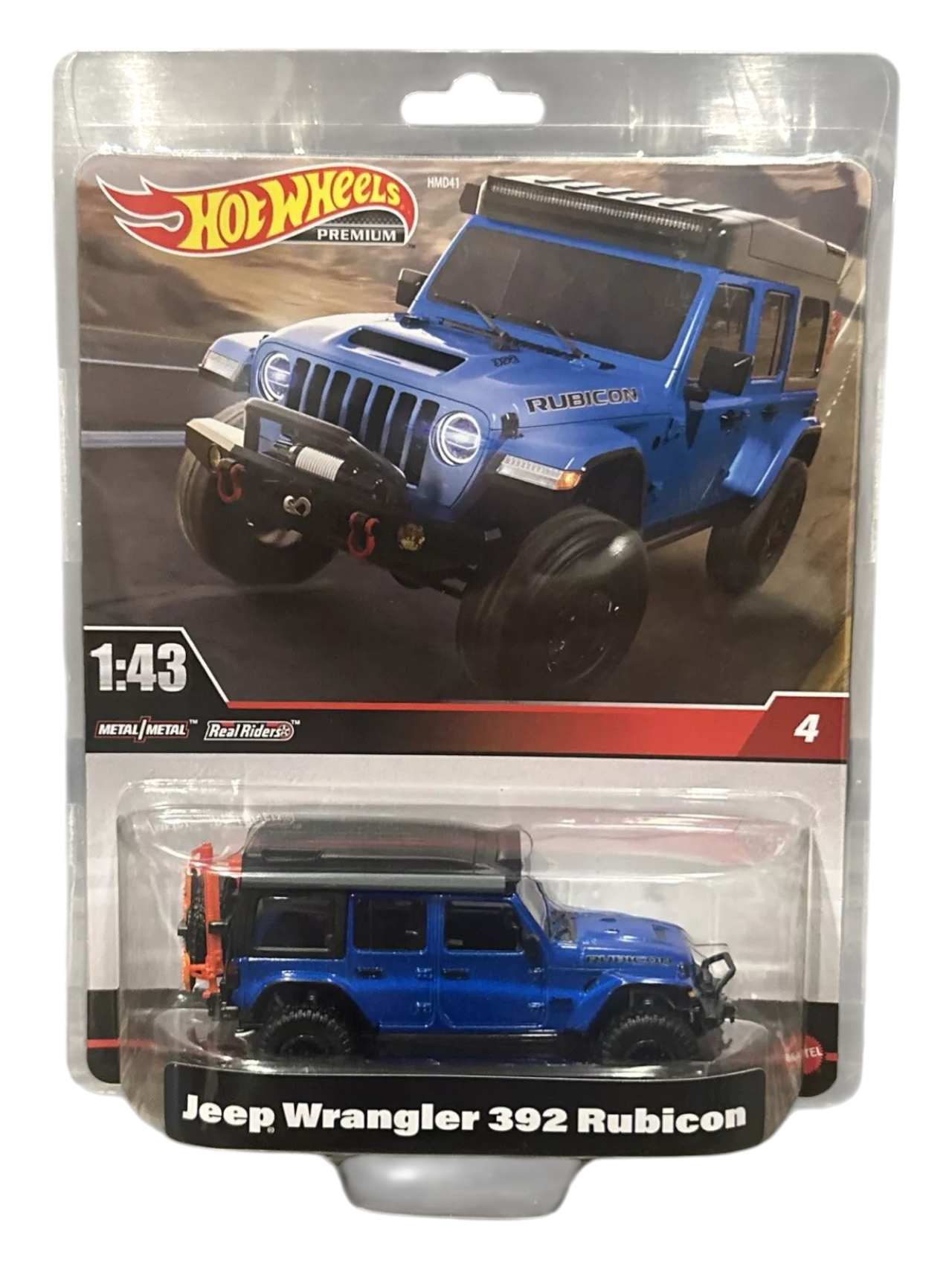 HotWheels Jeep Wrangler 392 Rubicon Imported Premium 1:43 Scale