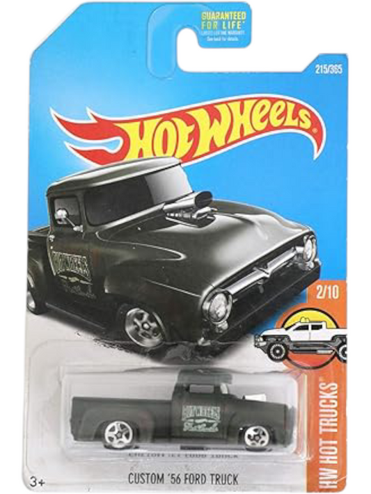 Hotwheels Custom 56 Ford Truck Imported Mainline 1:64 Scale