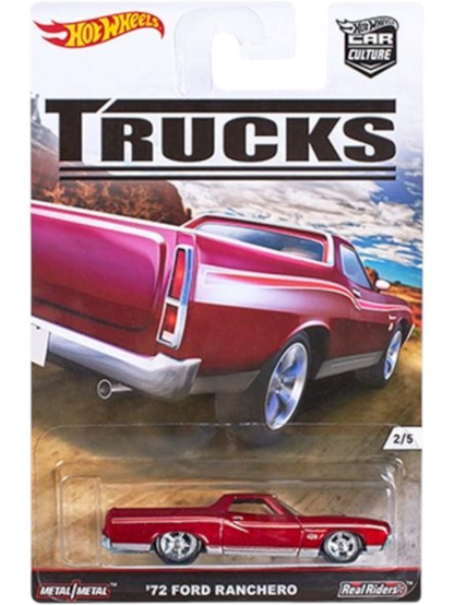Hotwheels 72 ford ranchero Imported Premium 1:64 Scale