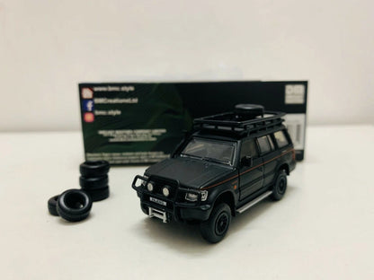 BM Creations Junior Mitsubishi Pajero (Black) 1/64 Scale Diecast Miniature Car