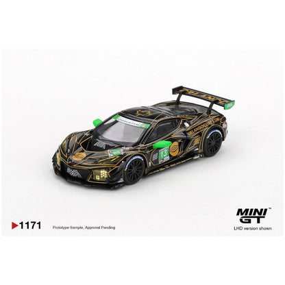 Mini GT #1171: Chevrolet Corvette Z06 GT3.R #13 AWA 2025 IMSA Daytona 24 Hrs 1:64 Scale