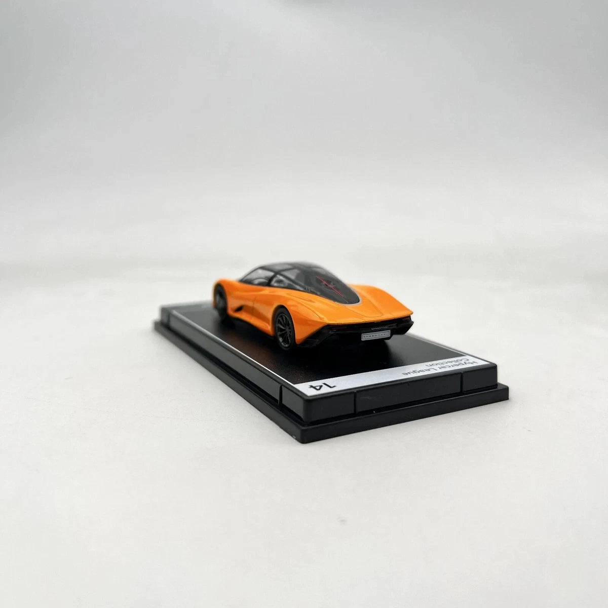 Postercars Hypercar League Collection Mclaren Speedtail 1:64 Scale / Mclaren Orange ( No 14 )