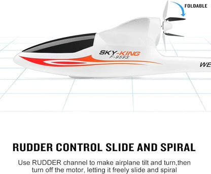 F959S SKY-KING 3Channel 2.4GHZ Radio Control Airplane LCD PRO Transmitter 7.4v 300mAh/20C battery