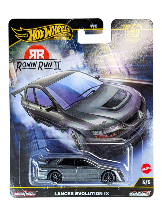 Hotwheels Ronin Run 2 Lancer evolution ix imported premium 1:64 Scale