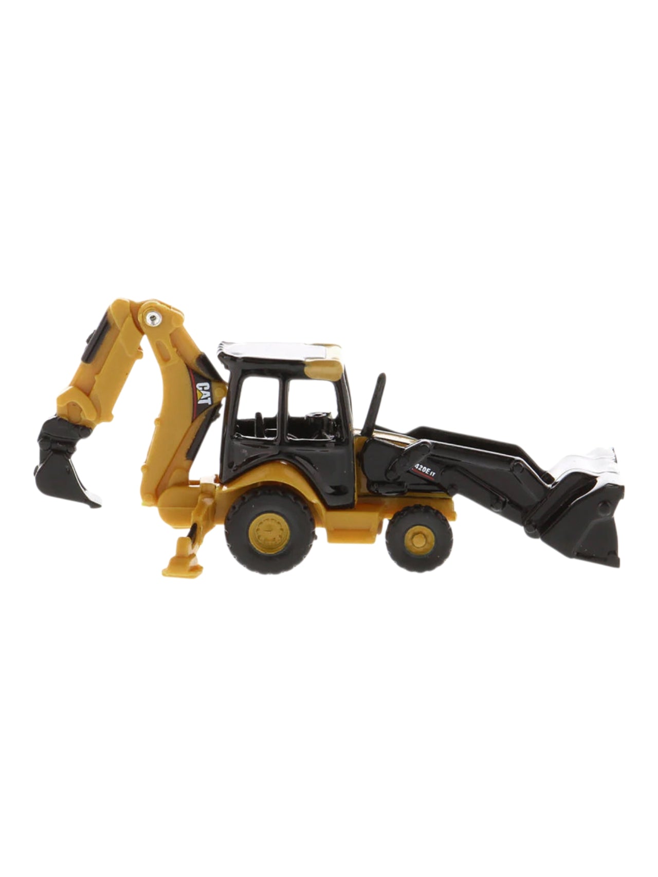 CAT 420E Backhoe Loader Micro Constructor Die-Cast Model 1:86 Scale Construction Vehicle | Collector Edition