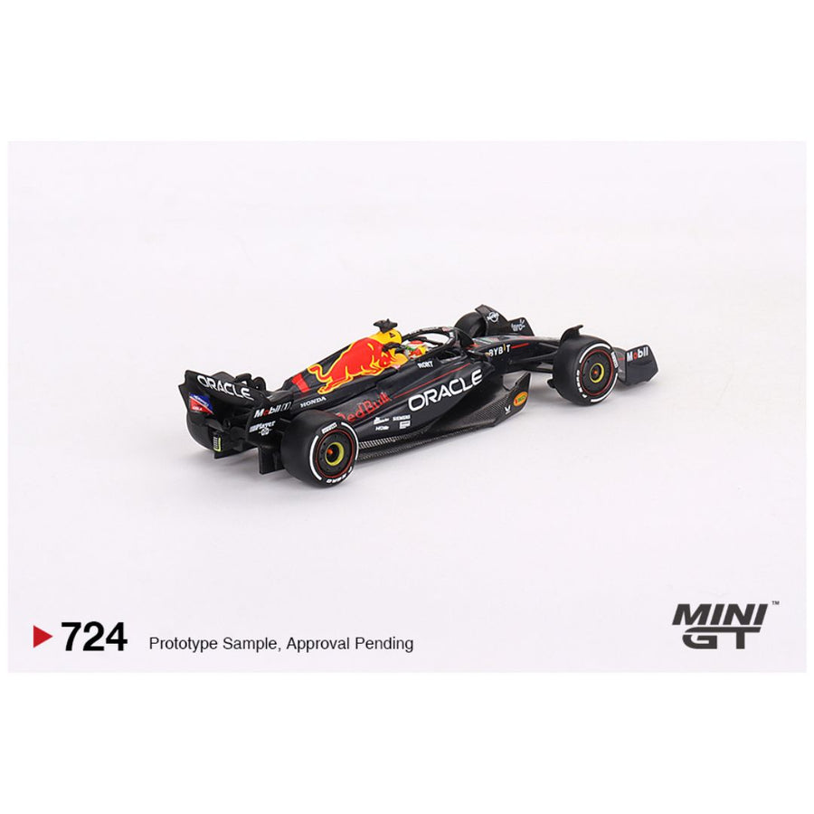 Mini GT #724: Oracle Red Bull Racing RB19 #1 Max Verstappen 2023 1:64 Scale