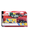 Majorette Land Rover Defender 110 Jaguar F-Type Race Trailer