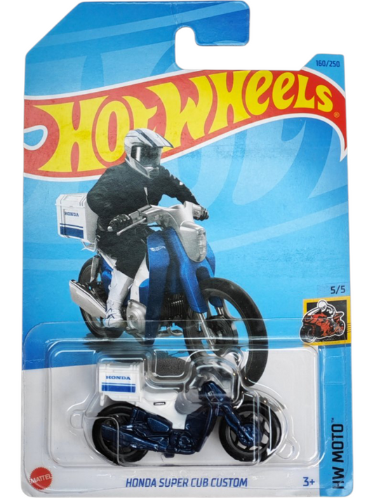 Hotwheels Honda Super Cub Custom Imported Mainline 1:64 Scale HKK33-N7C5