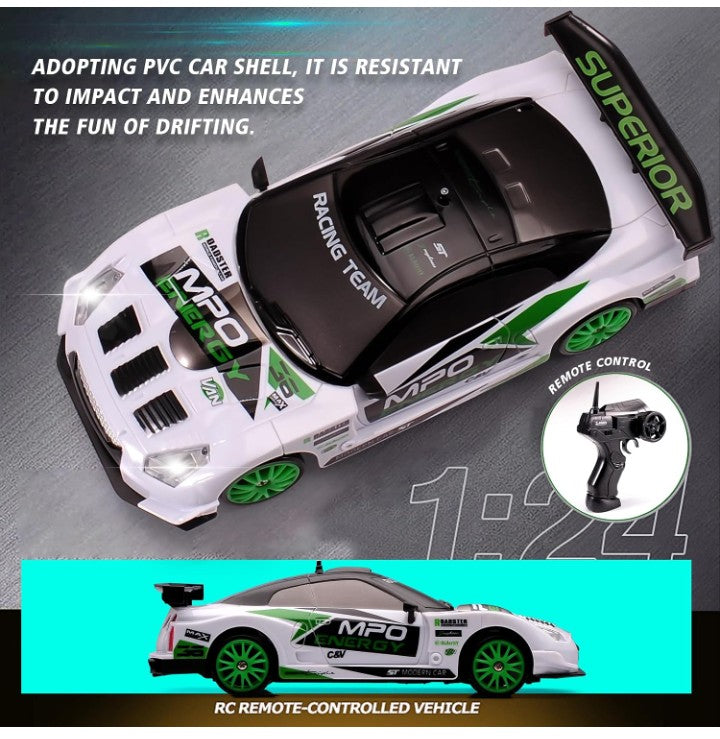 Racing Rally R/C 1:24 Drift Return 2.4GHz Remote Control Racing Car | Drift & Racing Function No.SC24A11-1