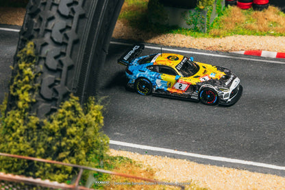 Tarmac Works Mercedes-AMG GT3 Nurburgring 24H 2020 Y.Buurman/P.Ellis/H.Haupt 1:64 Scale (With Acrylic Case)