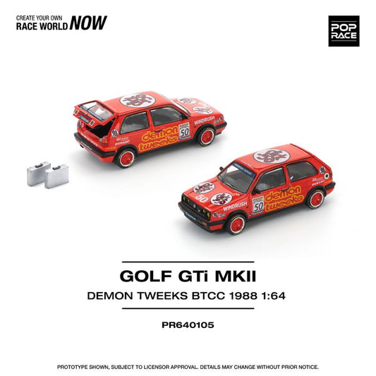 Pop race pr64-105 golf gti mk2 1:64 Scale