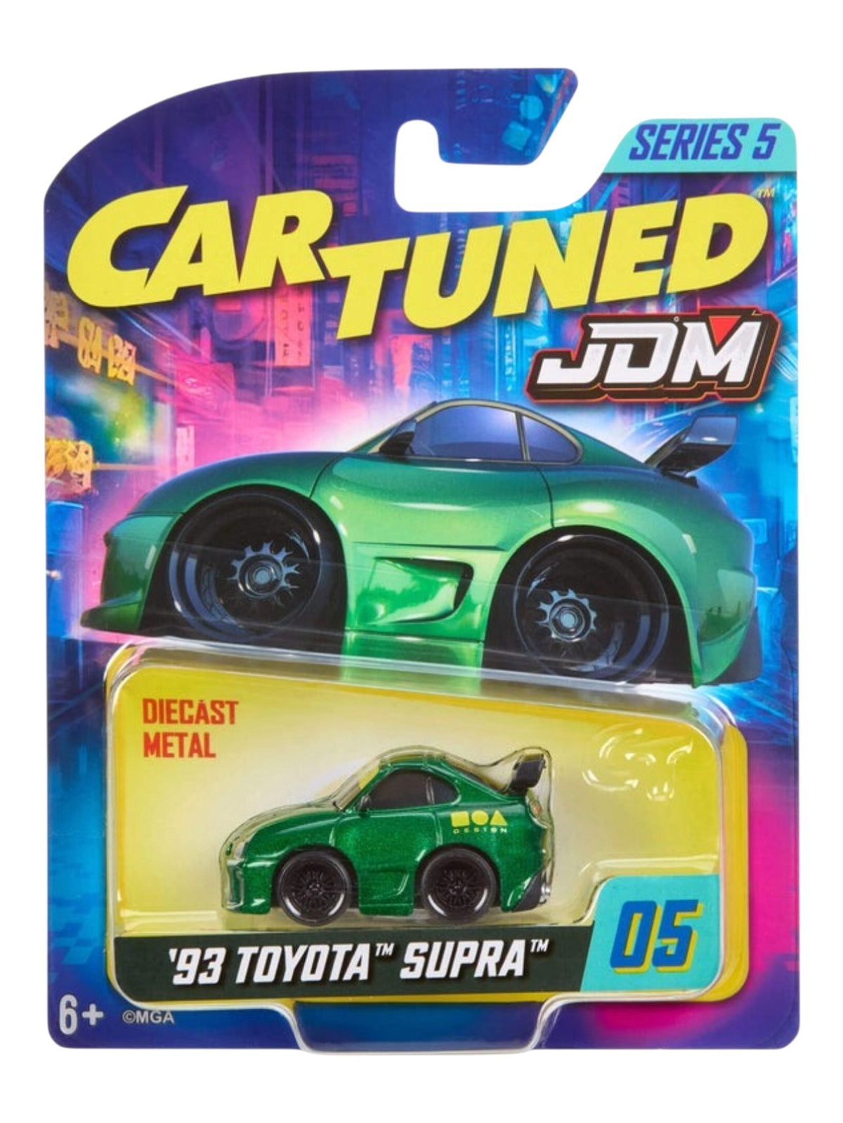 JDM Series 5 CAR TUNED  – ’93 Toyota Supra Die-Cast Model Car | 1:64 Scale