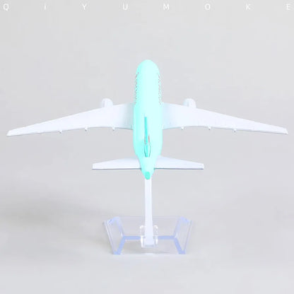 Aircraft Model Boeing 777 Air Canada Diecast Metal Airplane Model with Stand Airlines Model Plane Alloy Display Collectible Model 16cm (Code 135)