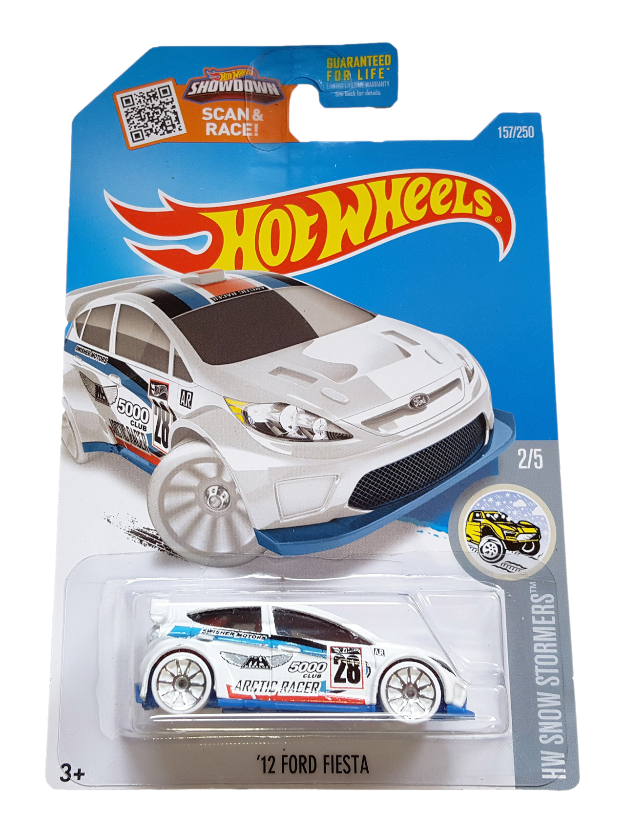 HotWheels 12 Ford Fiesta Imported Mainline 1:64 Scale (Blister Damage)