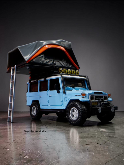 HotWheels Elite 64 Mod Shop 1982 Custom Toyota Land Cruiser Fj45 Troopy Imported 1:64 Scale Diecast Model Car rlc