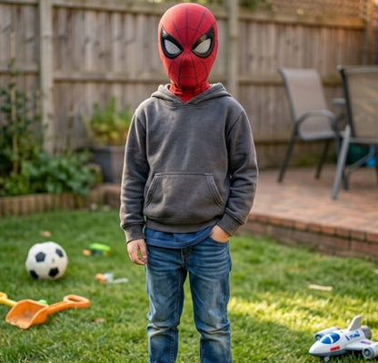 Spider-Man Interactive Mask | Opening your Mouth will Blinking Eyes  | Superhero Costume Mask