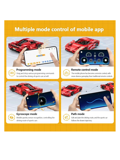 Cada dual mode control (rc) Red blade sport car 1:12 Scale