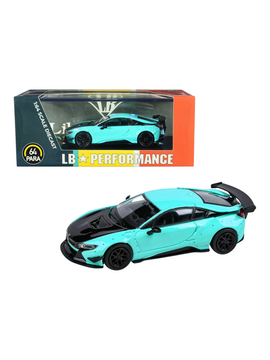 Para 64 LBWK x BMW i8 Premium Diecast 1:64 Scale (With Acrylic Case)