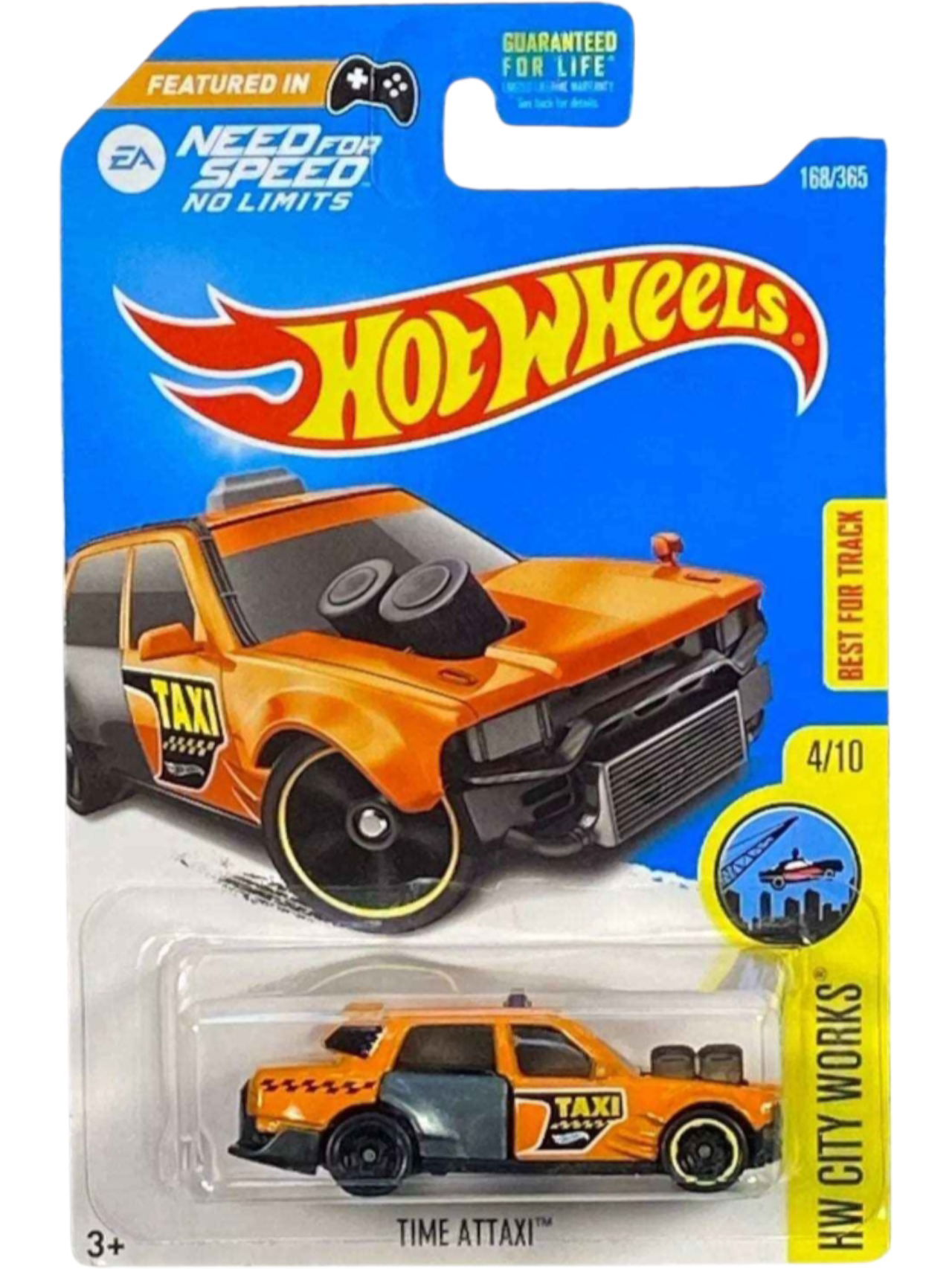Hotwheels Need For Speed No Limits Time Attaxi Imported Mainline 1:64 Scale
