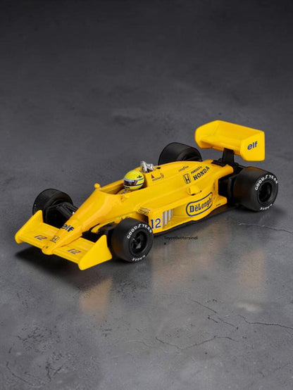 Mini GT Blister #1088: Lotus 99T #12 Ayrton Senna 1987 Monaco Grand Prix Winner Imported 1:64 Scale