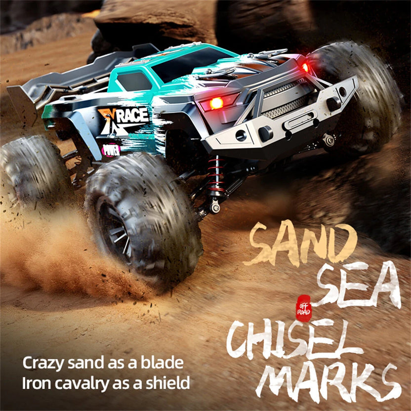 VORTEX Speed Adventure Race 2.4GHz High-Speed RC Monster Truck |Scale 1:16 |4WD Off-Road Remote Control Car | Rechargeable Battery | 32 km/H