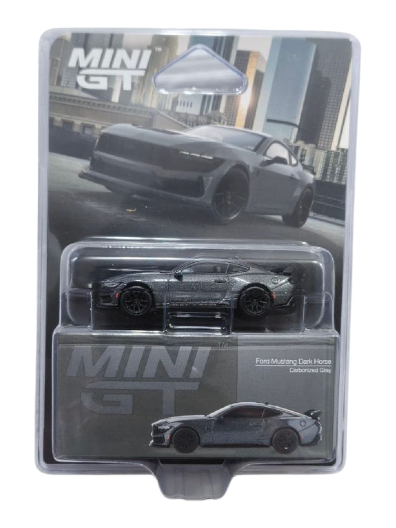 Mini GT Ford Mustang Dark Horse 2024 Carbonized Gray #957 1:64 Scale