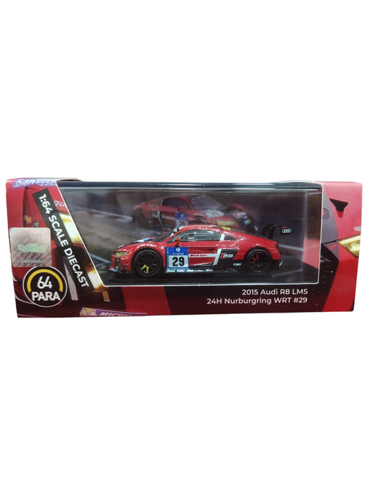 PARA64 2015 Audi R8 LMS 24H Nurburgring WRT#29 1:64 Scale-Premium Diecast Collector Model
