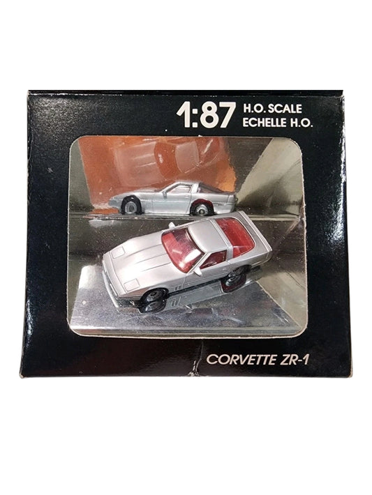 MONOGRAM CORVETTE ZR-1 SILVER CAR 1:87 SCALE HO GAUGE Vintage Model
