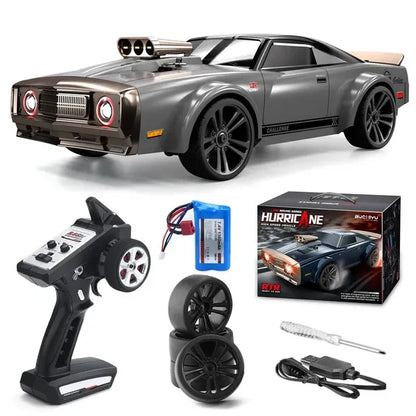Hurricane High speed Vehicle RC Car 2.4G RTR 4×4 Full Function, Light Imported 1:16 Scale 50KM Speed Drift Car