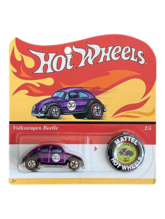 HotWheels 50th Anniversary Redline Volkswagen Beetle Imported 1:64 Scale