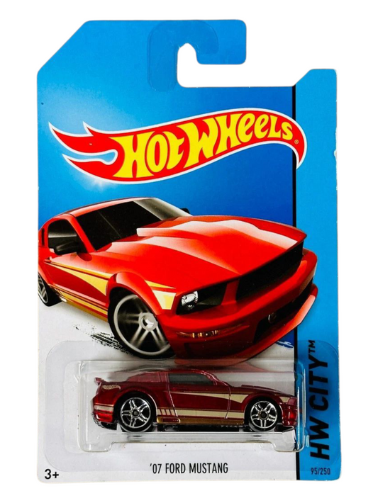 Hotwheels 07 Ford Mustang Imported Mainline 1:64 Scale