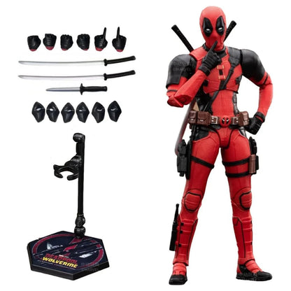 ZD Toys Marvel Studios Deadpool Wolverine 1:10 Scale Action Figures (code - 1933-01) 7'inch