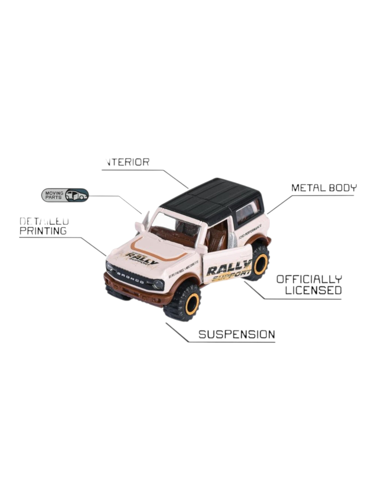Majorette cast heads premium 5 car castheads special paint opening parts suspension 1:64 Scale 8504105002