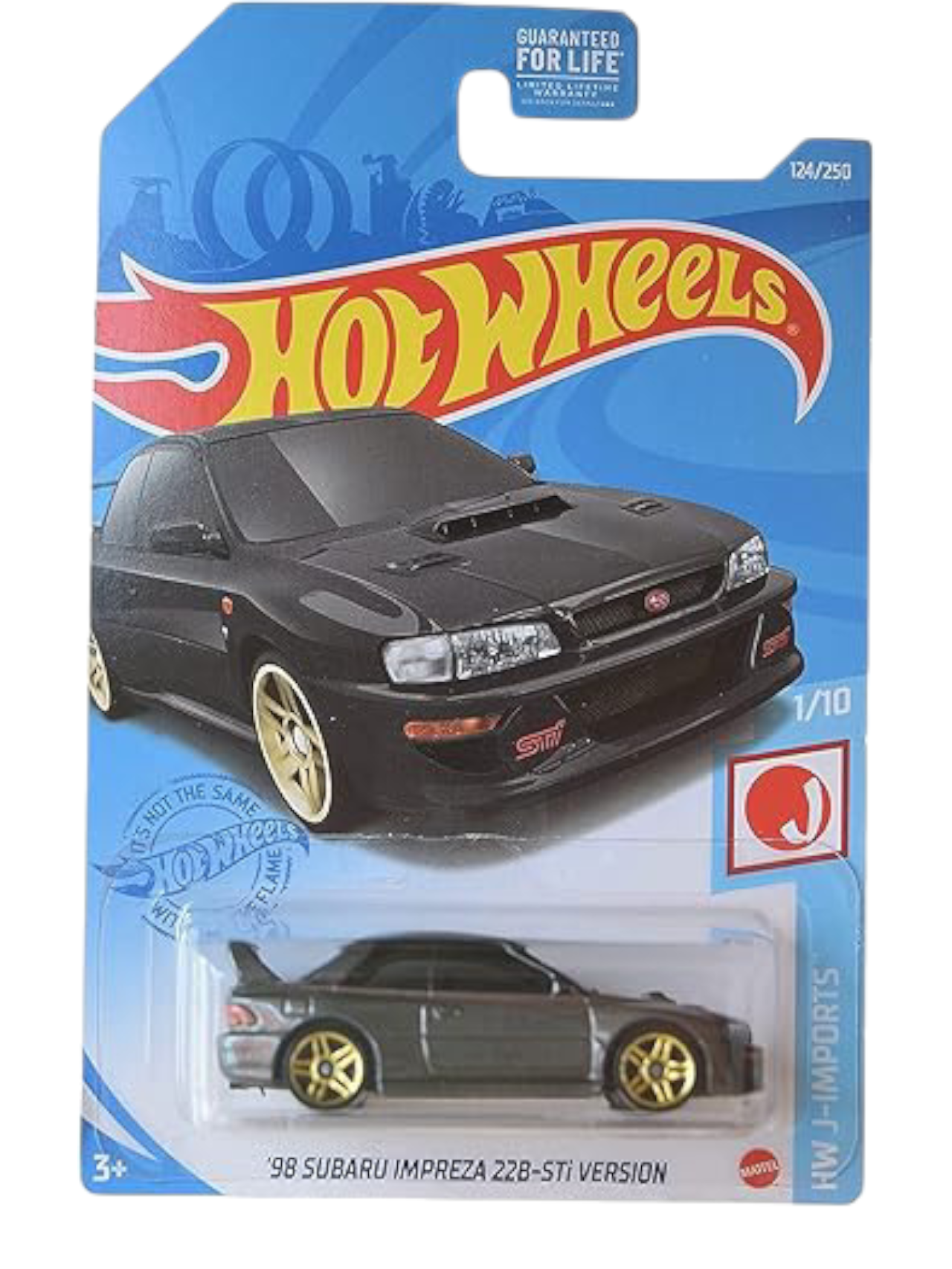 HotWheels 98 Subaru Impreza 22B-STi Version Imported mainline 1:64 Scale GTC74-M7C5
