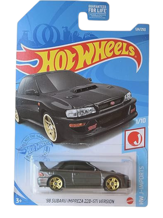 HotWheels 98 Subaru Impreza 22B-STi Version Imported mainline 1:64 Scale GTC74-M7C5