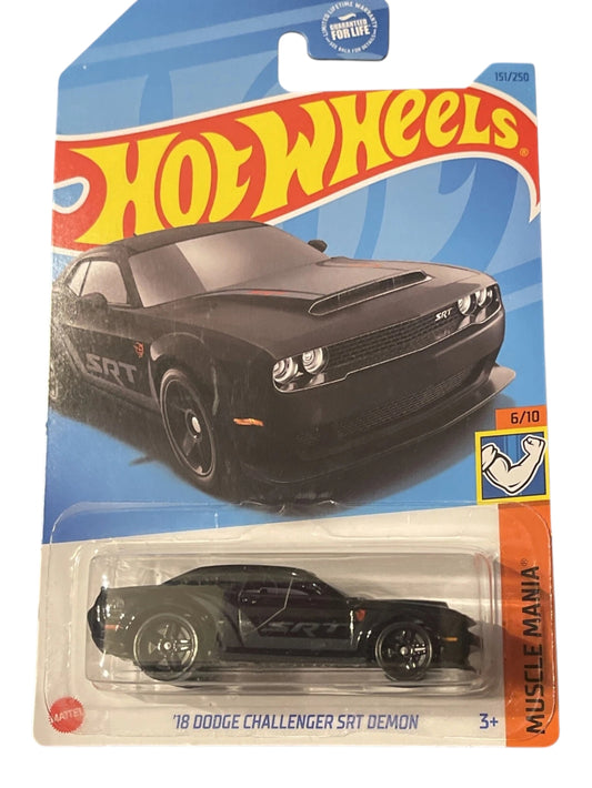 Hot wheels '18 Dodge Challenger srt demon imported mainline 1:64 Scale