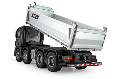 Huina Toys 1536 PRO 1:14 Scale RC Alloy Dump Truck 13 Function 2.4GHz (Remote Control) Truck Heavy Duty Construction Vehicle With Metal Dump LED Light