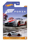Hotwheels Forza alfa romeo 8c competition imported mainline Card Art  1:64 Scale