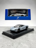 Postercars Hypercar League Collection Mclaren Speedtail 1:64 Scale / Speedtail Silver ( No 13 )